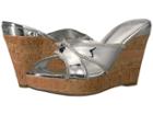 Guess Eleonora (silver Synthetic 1) Women's Wedge Shoes