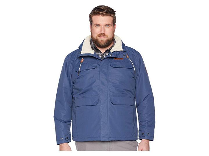 Columbia Big Tall South Canyontm Lined Jacket (dark Mountain/natural) Men's Coat