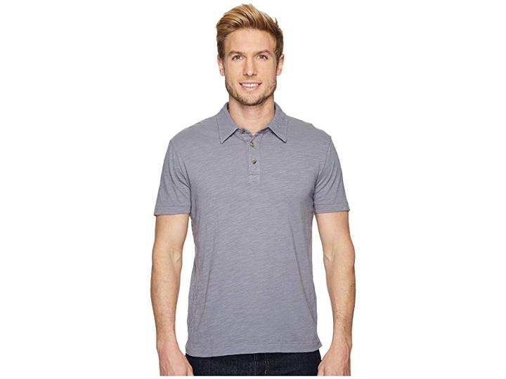 Mod-o-doc Zuma Short Sleeve Polo (grey Sky) Men's Clothing