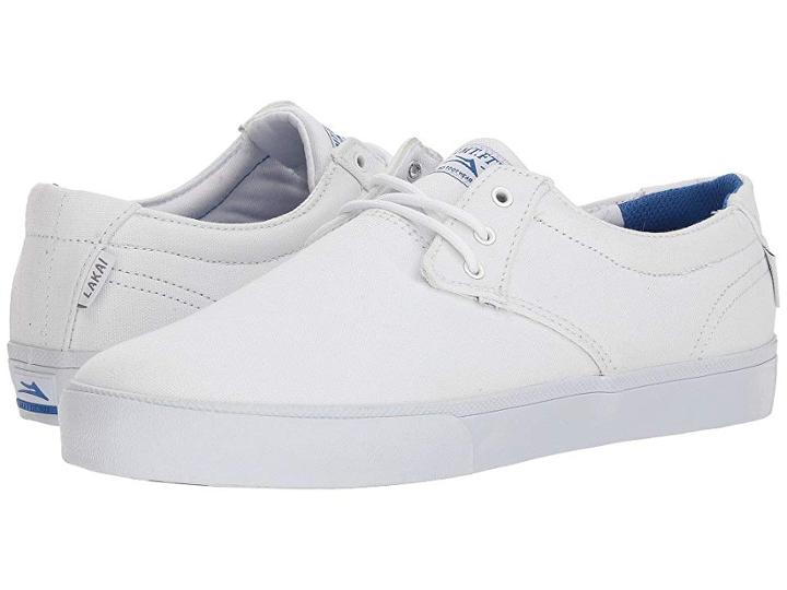 Lakai Daly (white Canvas) Men's Shoes