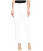 Nydj Ankle Trousers In Optic White (optic White) Women's Jeans