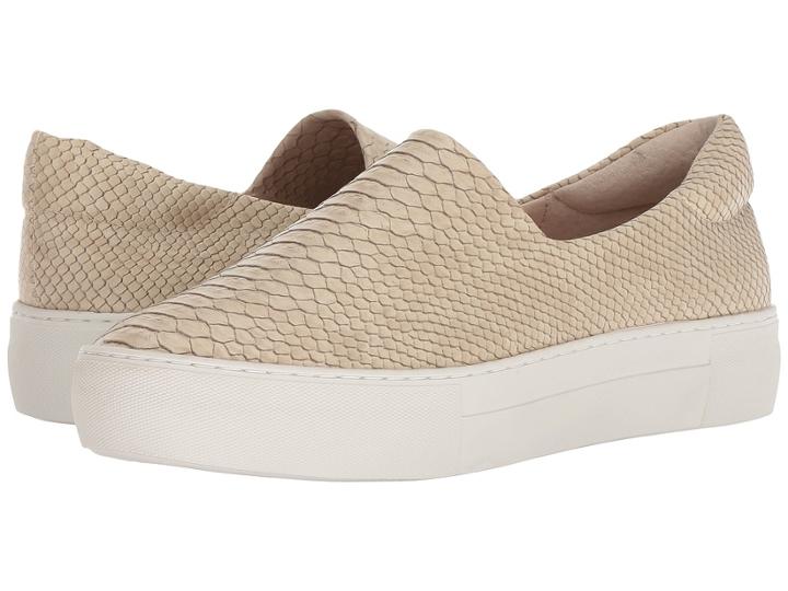J/slides Ariana (beige Embossed) Women's Shoes