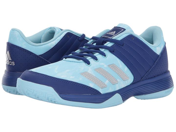 Adidas Ligra 5 (mystery Blue/icey Blue/silver Metallic) Women's Volleyball Shoes
