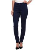 Nydj Alina Legging Super Stretch Denim (dark Cobalt) Women's Jeans