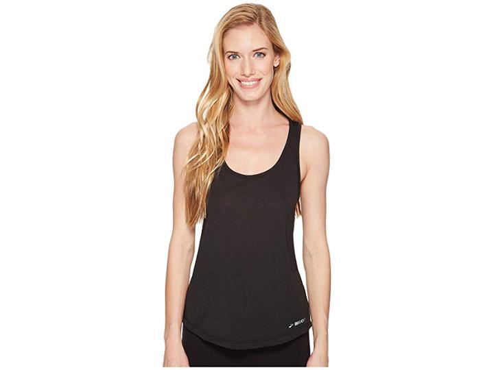 Brooks Distance Tank Top (black) Women's Sleeveless