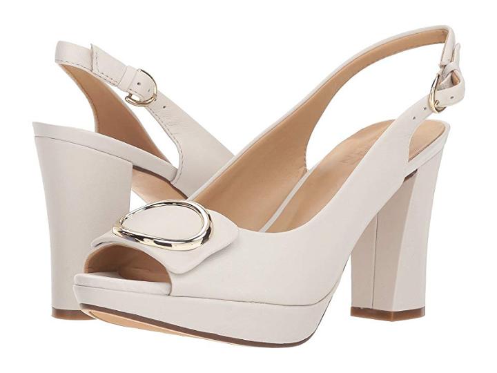 Naturalizer Abby (alabaster Leather) High Heels