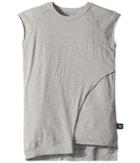 Nununu Layered Sleeveless Shirt (little Kids/big Kids) (heather Grey) Boy's Sleeveless