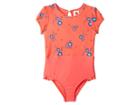 Roxy Kids Chill After Short Sleeve One-piece Rashguard (toddler/little Kids) (odalisca Swim Spaced Out Floral) Girl's Swimsuits One Piece