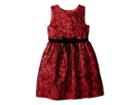 Oscar De La Renta Childrenswear Sleeveless Floral Dress (little Kids/big Kids) (poppy Red) Girl's Dress