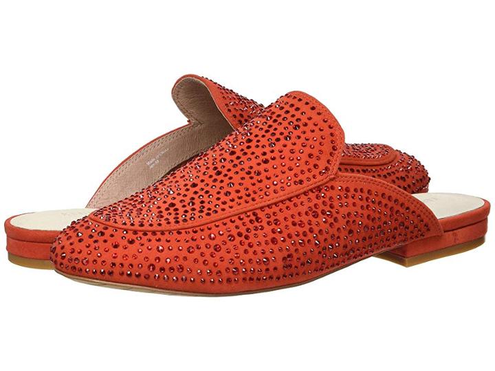 Kenneth Cole New York Wallice Shine (persimmon Suede) Women's Slide Shoes