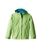 Columbia Kids Arcadiatm Jacket (little Kids/big Kids) (jade Lime/emerald Sea/white) Girl's Coat