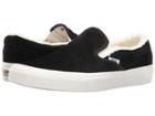 Vans Classic Slip-ontm ((scotchgard) Black/blanc De Blanc) Skate Shoes