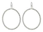 Chan Luu Crystal Hoop Earrings (grey Mix) Earring
