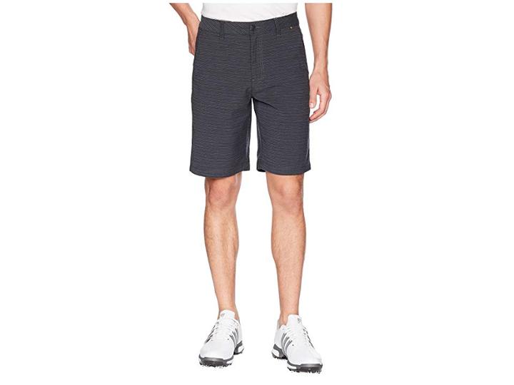 Travismathew Captain Tony Shorts (grey Pinstripe/black) Men's Shorts
