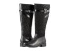 Trotters Lyra (black Embossed Snake/leather) Women's Boots