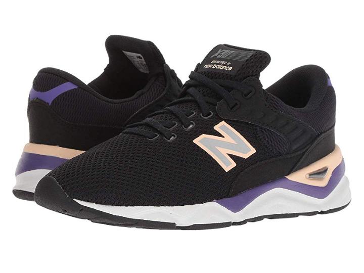 New Balance Kids Kjx90v1g (big Kid) (black/prairie Sunset) Kids Shoes