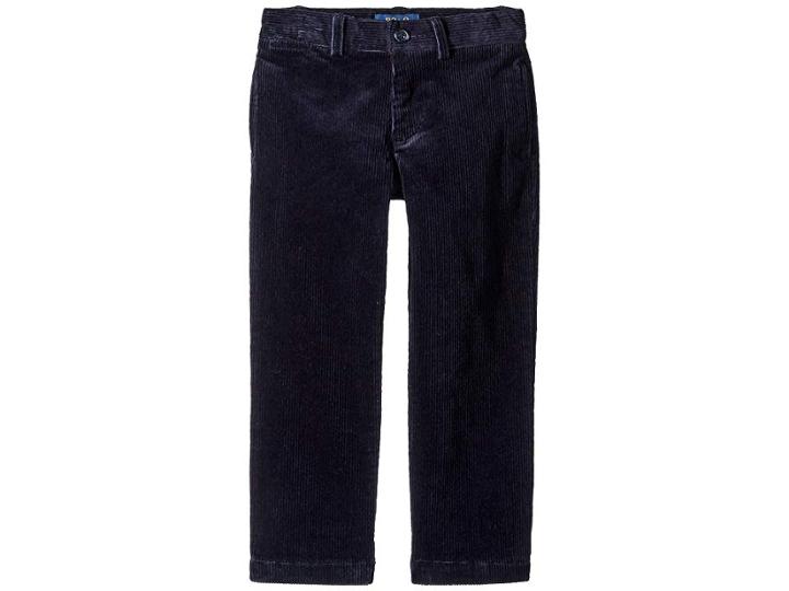 Polo Ralph Lauren Kids Slim Fit Stretch Corduroy Pants (toddler) (rl Navy) Boy's Casual Pants