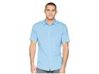 Puma Golf Knit Shirt (electric Blue Lemonade) Men's Short Sleeve Button Up