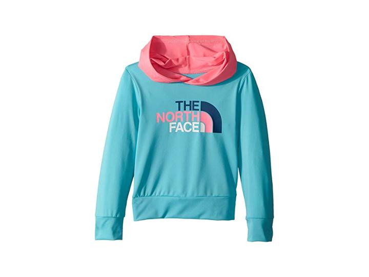 The North Face Kids Long Sleeve Hike/water Tee (toddler) (blue Curacao/gem Pink (prior Season)) Boy's Sweatshirt