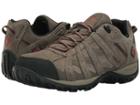 Columbia Redmond Leather Omni-tech (mud/sanguine) Men's Shoes