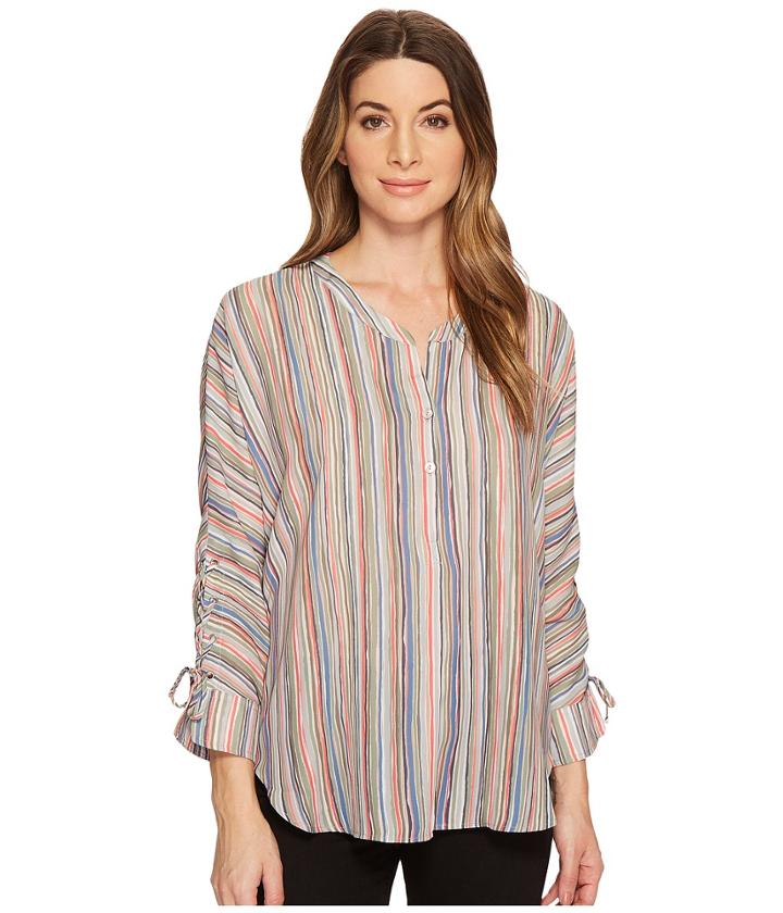 Nic+zoe Cabana Tie Top (multi) Women's Clothing