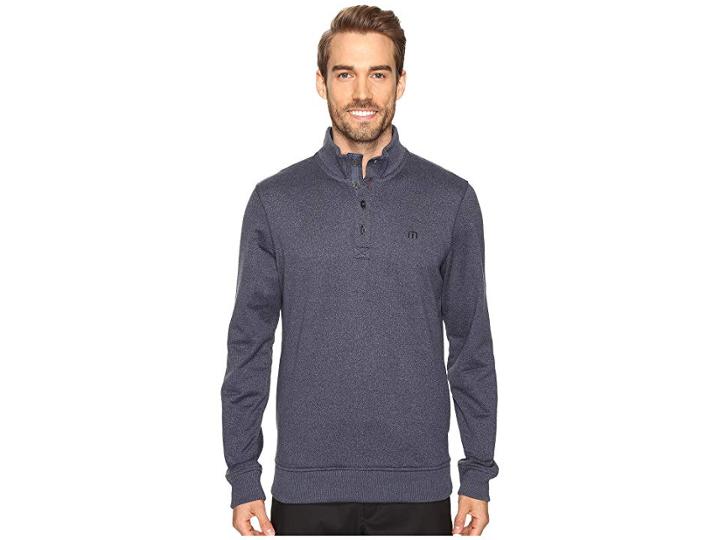 Travismathew Wall Sweater (iris/vintage Indigo) Men's Sweater