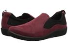 Clarks Sillian Paz (burgundy Synthetic Nubuck) Women's  Shoes