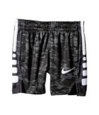 Nike Kids Dri-fit Vent All Over Print Short (toddler) (black/white) Boy's Shorts