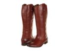 Frye Melissa Button Boot Extended (cognac Extended (soft Vintage Leather)) Cowboy Boots