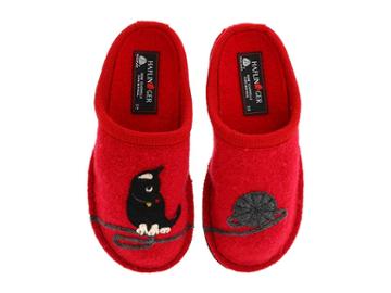 Haflinger Cat Slipper (red) Women's Slippers