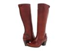 Frye Jackie Zip Tall (redwood Soft Vintage Leather) Cowboy Boots