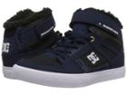 Dc Kids Spartan High Wnt Ev (little Kid/big Kid) (navy/black) Boys Shoes