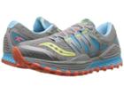 Saucony Xodus Iso (grey/blue/slime) Women's Running Shoes