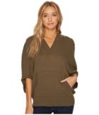 Prana Daria Sweater Hoodie (cargo Green) Women's Sweater