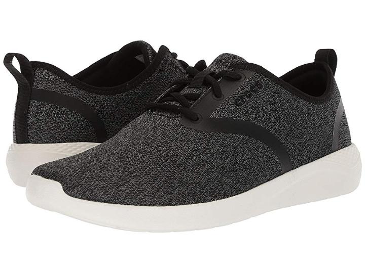 Crocs Literide Lace (black/white) Men's  Shoes