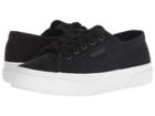 Superga 2750 Cotu Classic (full Black/white) Women's Shoes