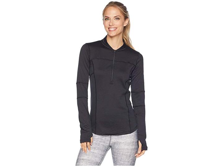 Under Armour Ua Spectra 1/2 Zip (black/black/overcast Gray) Women's Clothing