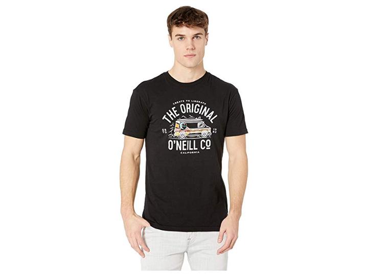 O'neill Vanster Short Sleeve Screen Tee (black) Men's T Shirt