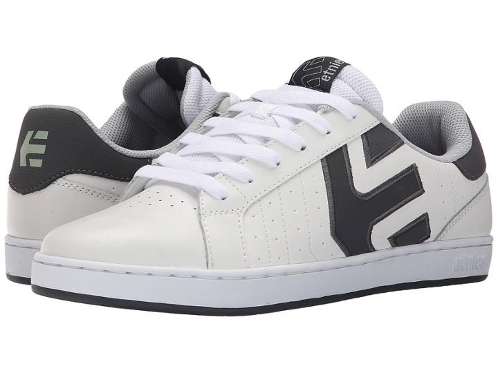 Etnies Fader Ls (white/grey/grey) Men's Skate Shoes