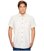 Rip Curl Land Locked Short Sleeve Shirt (off-white) Men's Short Sleeve Button Up