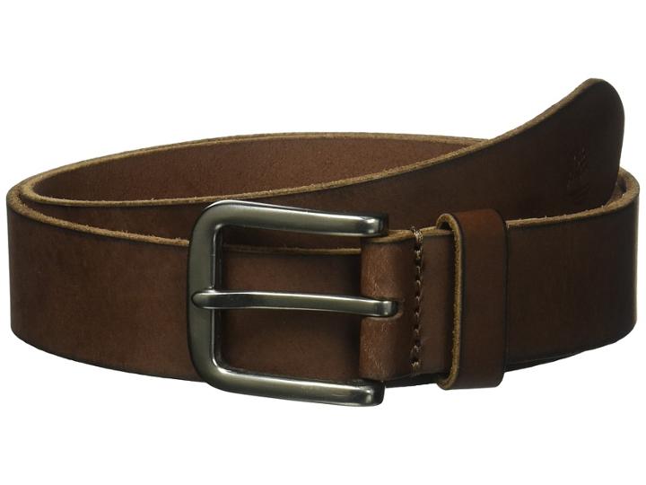 Timberland 35mm Classic Jean Belt (dark Brown) Men's Belts