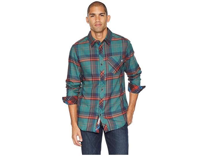 Marmot Anderson Lightweight Flannel (mallard Green) Men's Long Sleeve Button Up