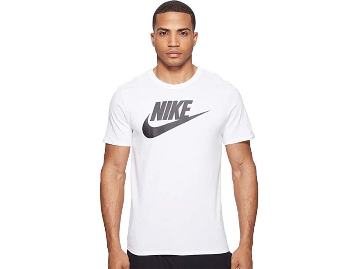 Nike Futura Icon S/s Tee (white/white/black) Men's T Shirt
