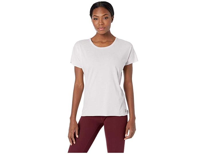 Reebok Distressed Tee (lavender Luck) Women's Clothing