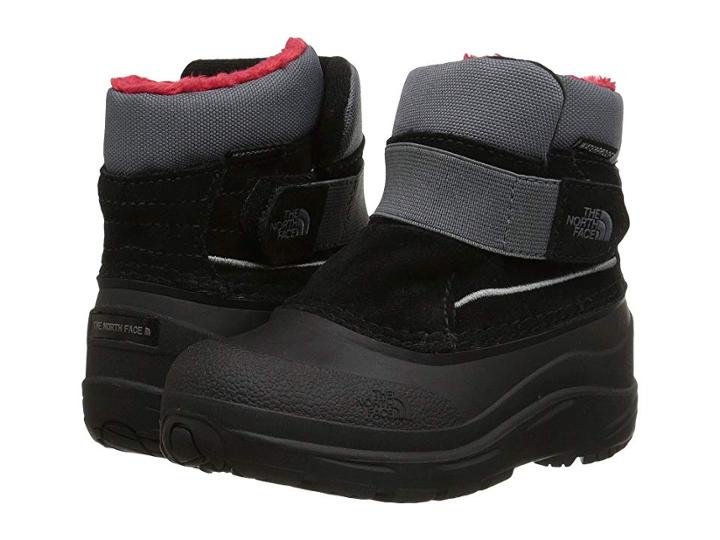 The North Face Kids Alpenglow (toddler) (tnf Black/zinc Grey) Boys Shoes