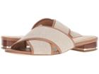 Michael Michael Kors Shelly Flat Sandal (hemp Hemp/vachetta) Women's Sandals