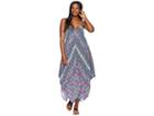 Tommy Bahama Riviera Tile Scarf Dress Cover-up (cerise) Women's Swimwear