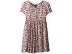 Polo Ralph Lauren Kids Floral Button-front Dress (big Kids) (madaket Beach Floral) Girl's Dress