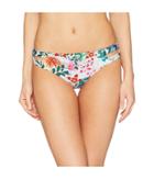 Roxy Solid Softly Love Reversible 70s Pant (bright White/floral Soiree) Women's Swimwear
