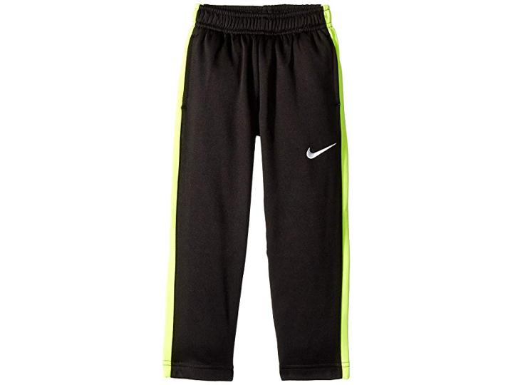 Nike Kids Therma Ko Fleece Pants (toddler) (black/volt) Boy's Casual Pants